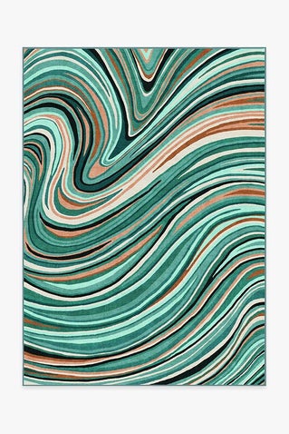 Agate Turquoise Rug