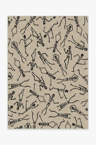 Bone Dance White Rug