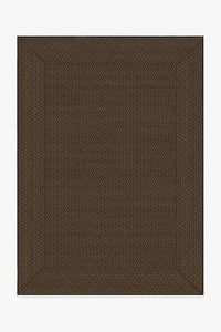 Border Braid Antique Oak Re-Jute Rug