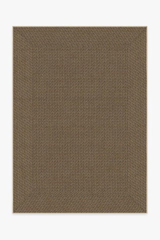 Border Braid Sand Re-Jute Rug