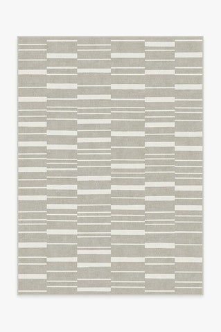 Broken Stripe Grey Rug