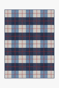 Buffalo Plaid Red & Blue Rug