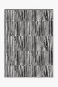 Caspian Stripe Black Rug