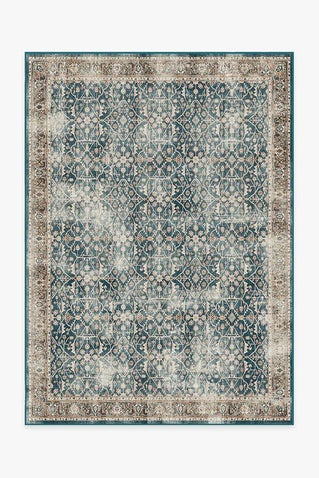 Celestine Teal Blue Rug