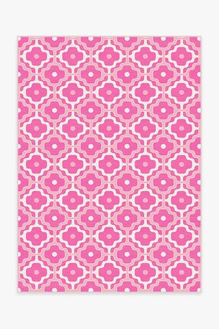 Chloe Trellis Fuchsia Pink Rug