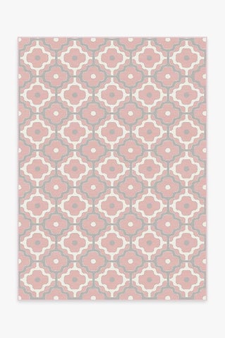 Chloe Trellis Pink Rug
