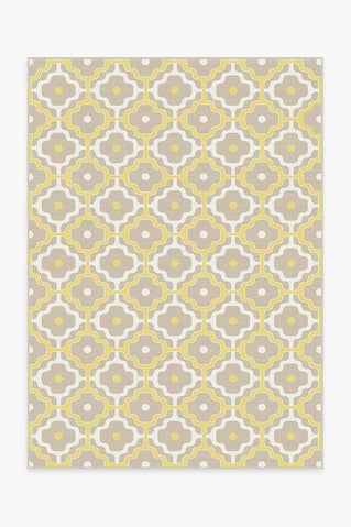 Chloe Trellis Yellow Rug