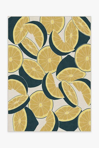 Citrus Teal Rug