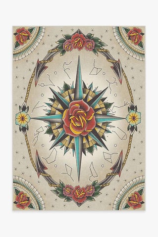 Compass Rose Rug
