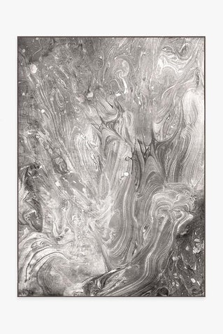 Cosmic Marble Grey Rug