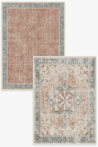 Couple o' Corals Rug Bundle