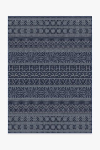 Fair Isle Blue Rug