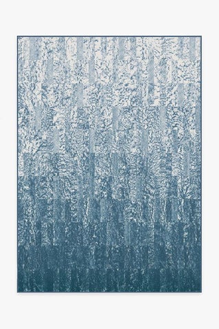 Granite Ombre Slate Blue Rug