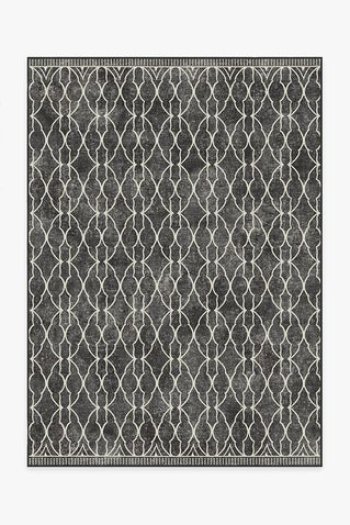 Grogu Trellis Black Rug