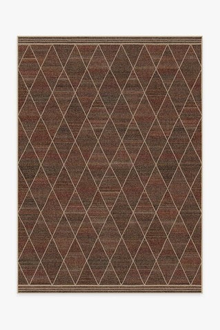 Harlequin Trellis Redwood Re-Jute Rug
