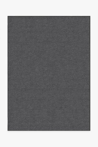 Heathered Solid Charcoal Rug