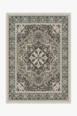 Hendesi Heriz Sage Rug