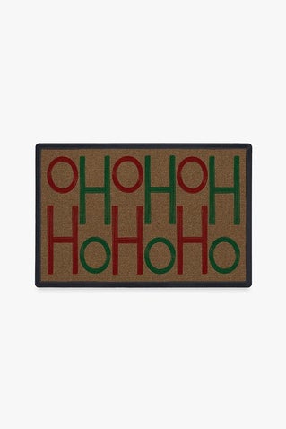 Hohoho Red & Green Doormat