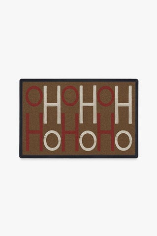 Hohoho Red & White Doormat