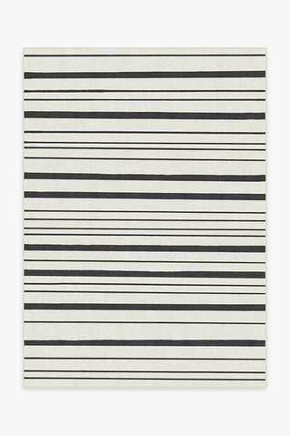 Hudson Stripe Black Rug