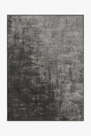 Impasto Greyscale Rug