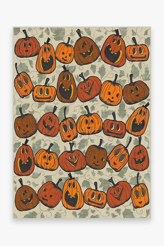 Jack O Lantern Orange Rug