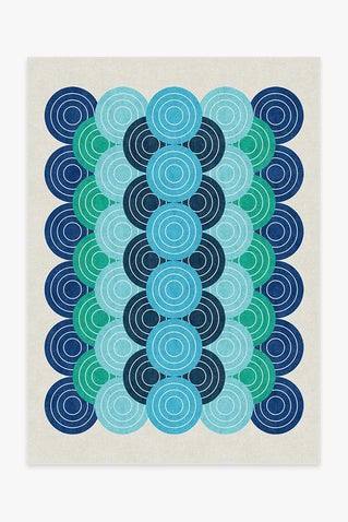 Jonathan Adler Biba Blue Green Rug