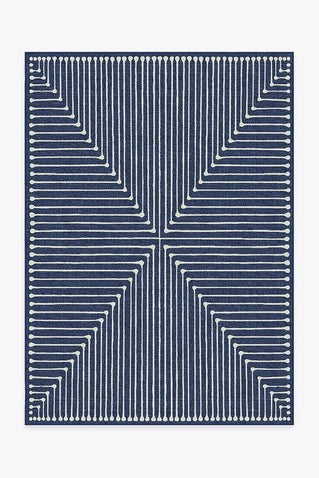 Jonathan Adler Inkdrop Lapis Blue Rug