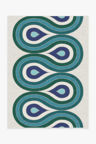 Jonathan Adler Milano Peacock Rug