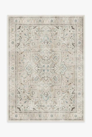 Kamran Ivory Opal Rug