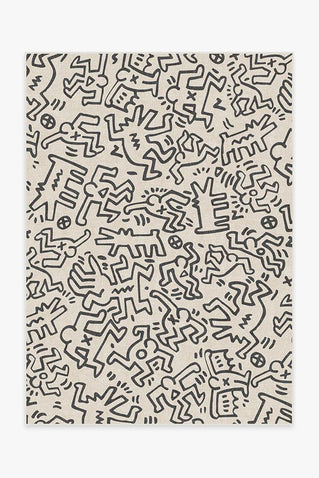 Keith Haring Block Party Black & Ivory