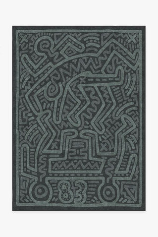 Keith Haring Funny Gallery Spruce Green