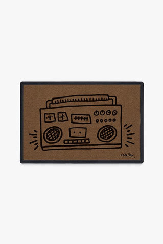 Keith Haring Real Talk Doormat