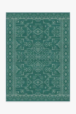 Leelu Bottle Green Rug