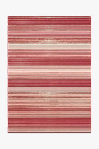 Linear Striped Candy Cane Rug