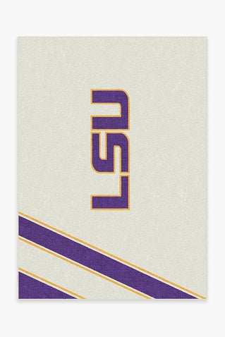 LSU Splash Logo Rug