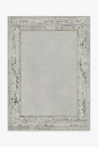Lunja Border Yellow Grey Rug