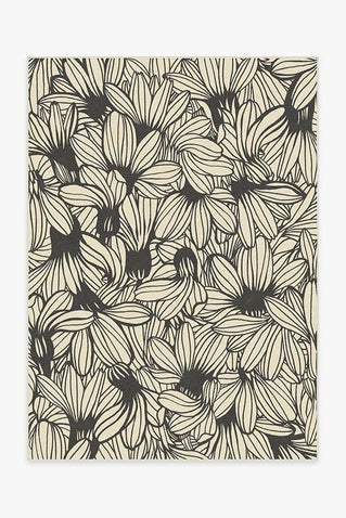 Meena Black & White Rug