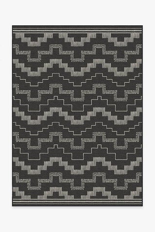 Outdoor Meseta Black Rug