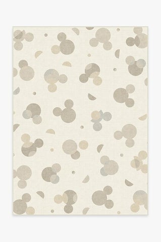 Mickey Polka Dots Natural Rug