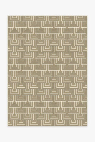 Modern Deco Gold Rug
