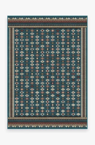 Noorani Teal Blue Rug