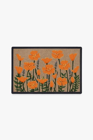 Poppy Fields Doormat