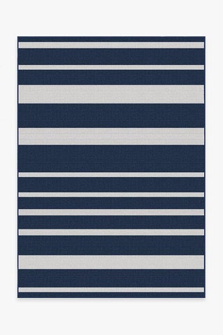 Outdoor Sailmaker Stripe Blue Rug