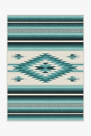 Saltillo Turquoise Rug