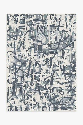 Scribe Slate Blue Rug