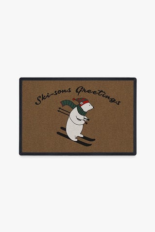 Ski-Sons Greetings Doormat
