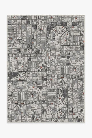 Smugglers Geo Grey Rug