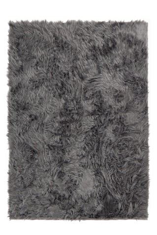 Stormy Grey Shag Rug