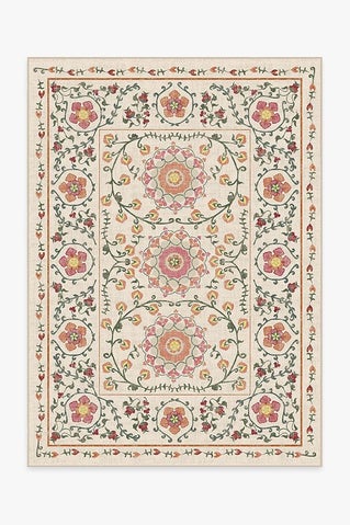 Suzani Coral Rug